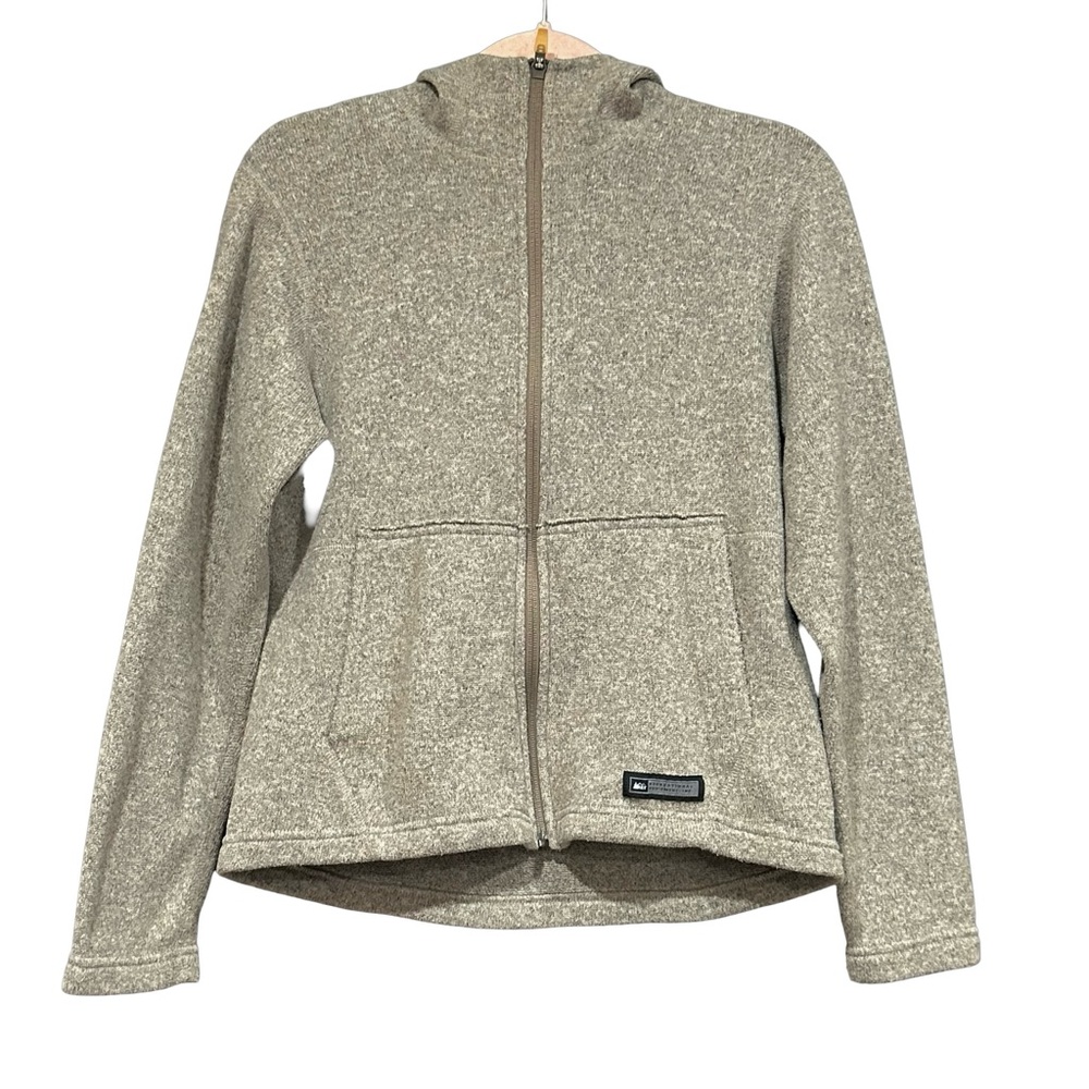 REI Women’s‎ Knit Zip Up Sweater Hoodie